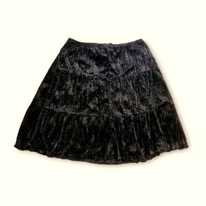 DKNY JEANS velvet skirt